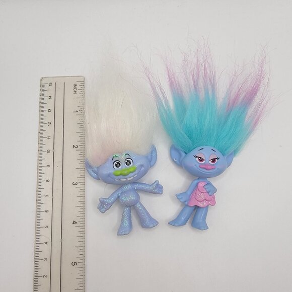 Trolls 2015 Dolls Figure Lot of‎ 2 DreamWorks Figurines - Picture 3 of 6